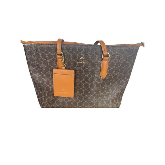 Nanette Lepore Tote Bag Chocolate Shoulder Bag Brown - Picture 1 of 15